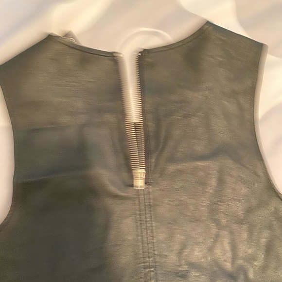 Black H&M half leather mini dress - Picture 4 of 4